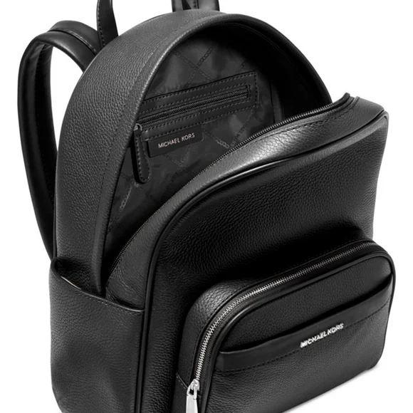 Michael Kors Black Medium Leather Backpack. New - Picture 5 of 5